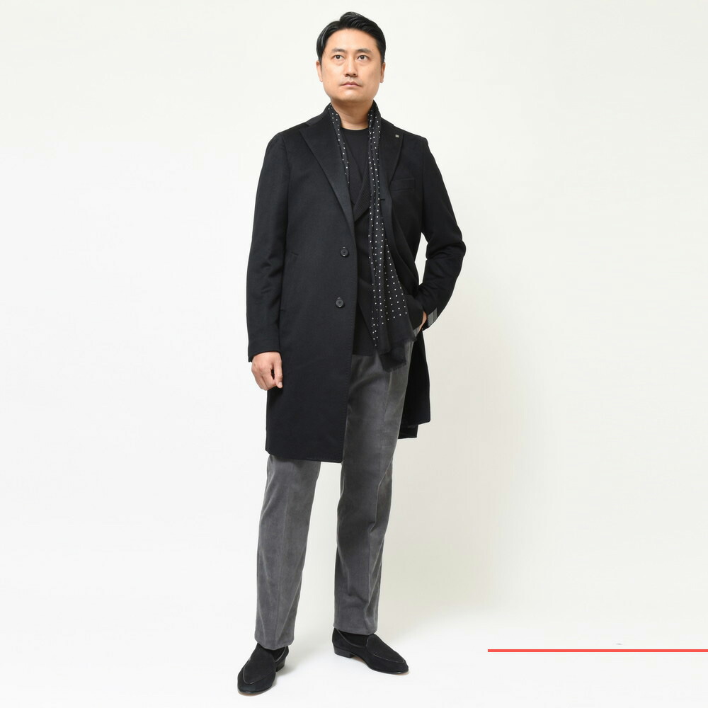 TAGLIATORE（タリアトーレ）カシミアフランネルチェスターフィールド