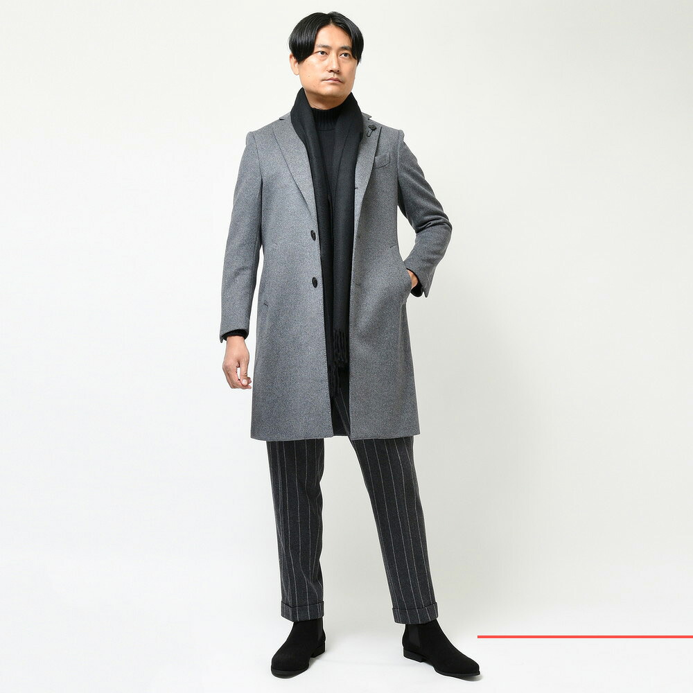 LARDINI（ラルディーニ）SPECIALウールフランネルチェスターフィールド