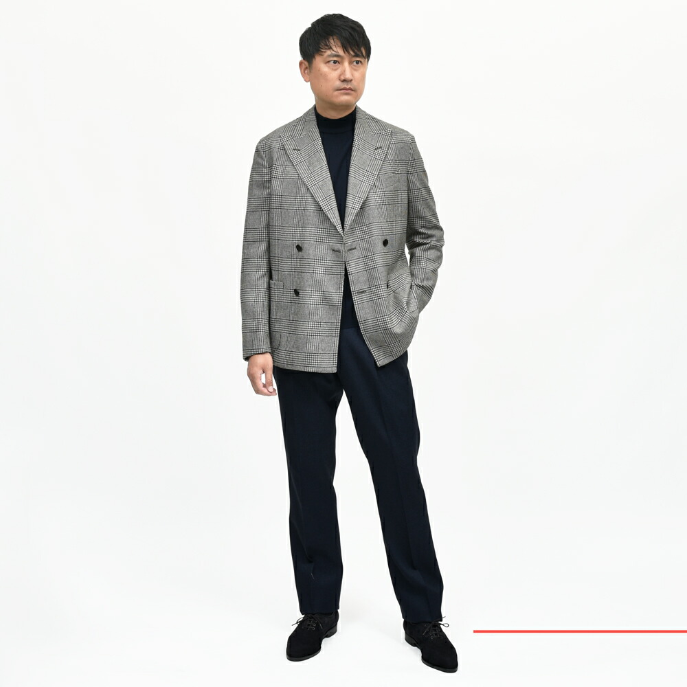 BOGLIOLI（ボリオリ）DOVERドーヴァー ウールポリエステルグレン