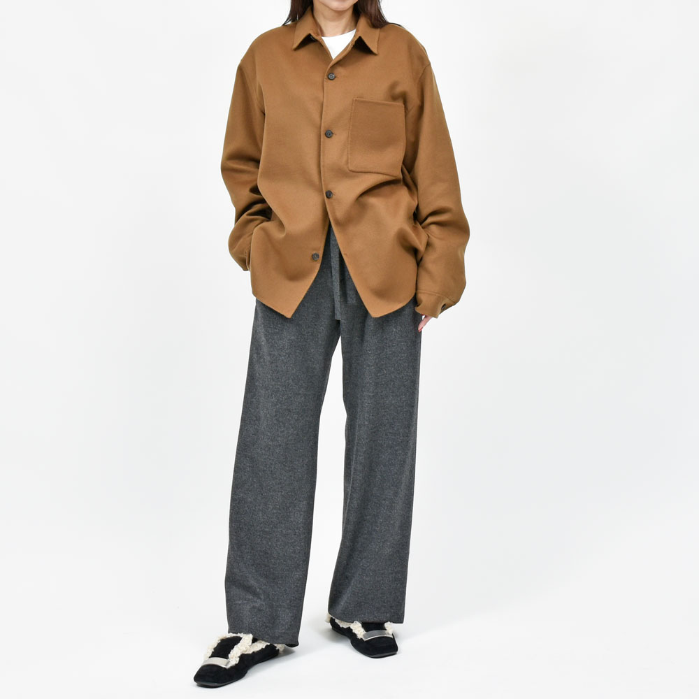 seya.（セヤ）LIGHT W-FACE SHIRT ライトダブルフェイスシャツ