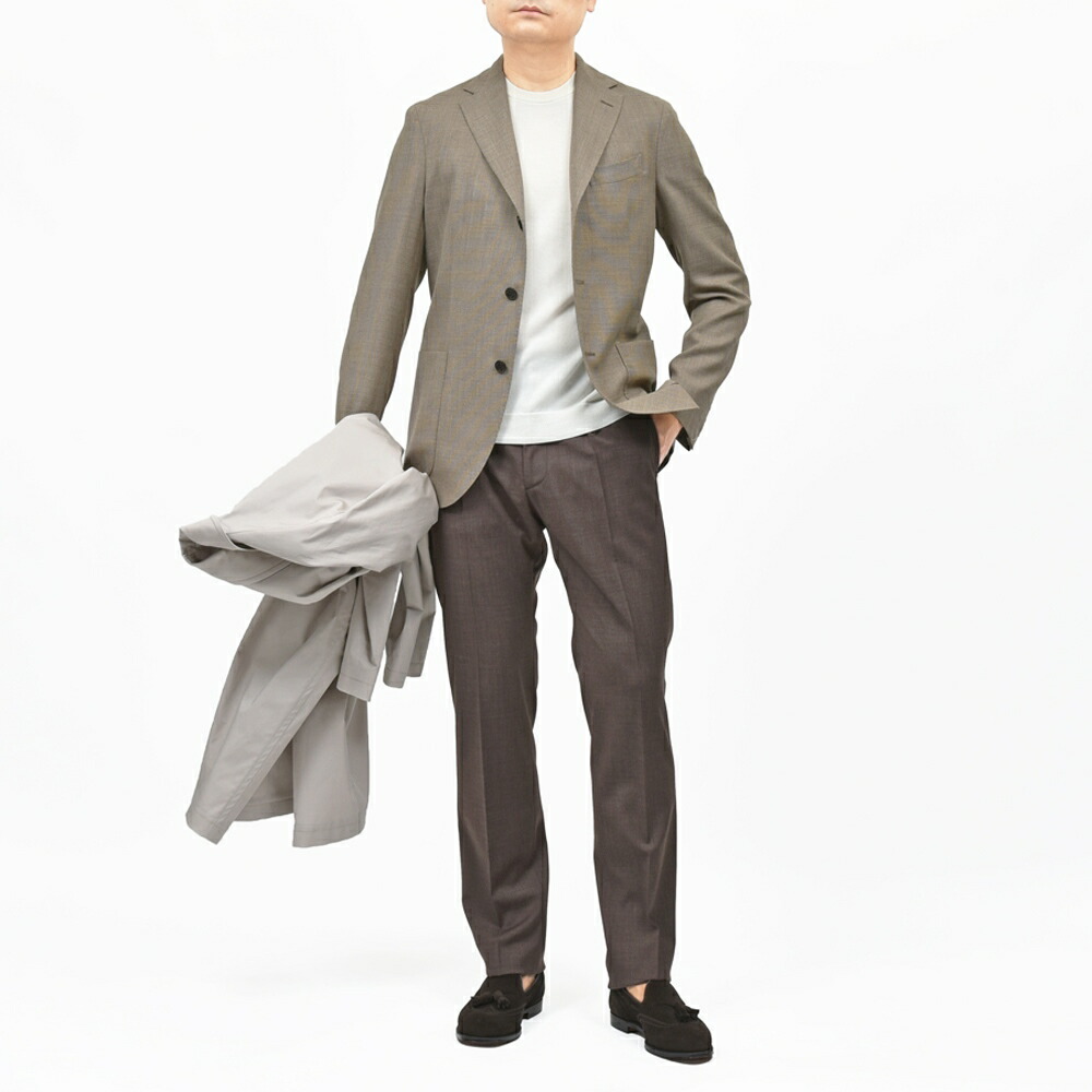 BOGLIOLI（ボリオリ）DOVERドーヴァー ウールホップサック3Bジャケット