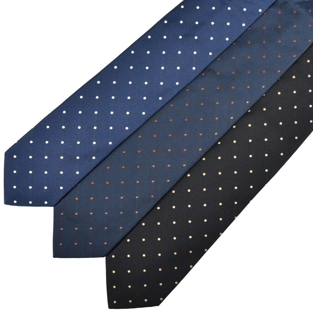 FRANCO BASSI（フランコ バッシ）シルクレップドットタイ 18252205082