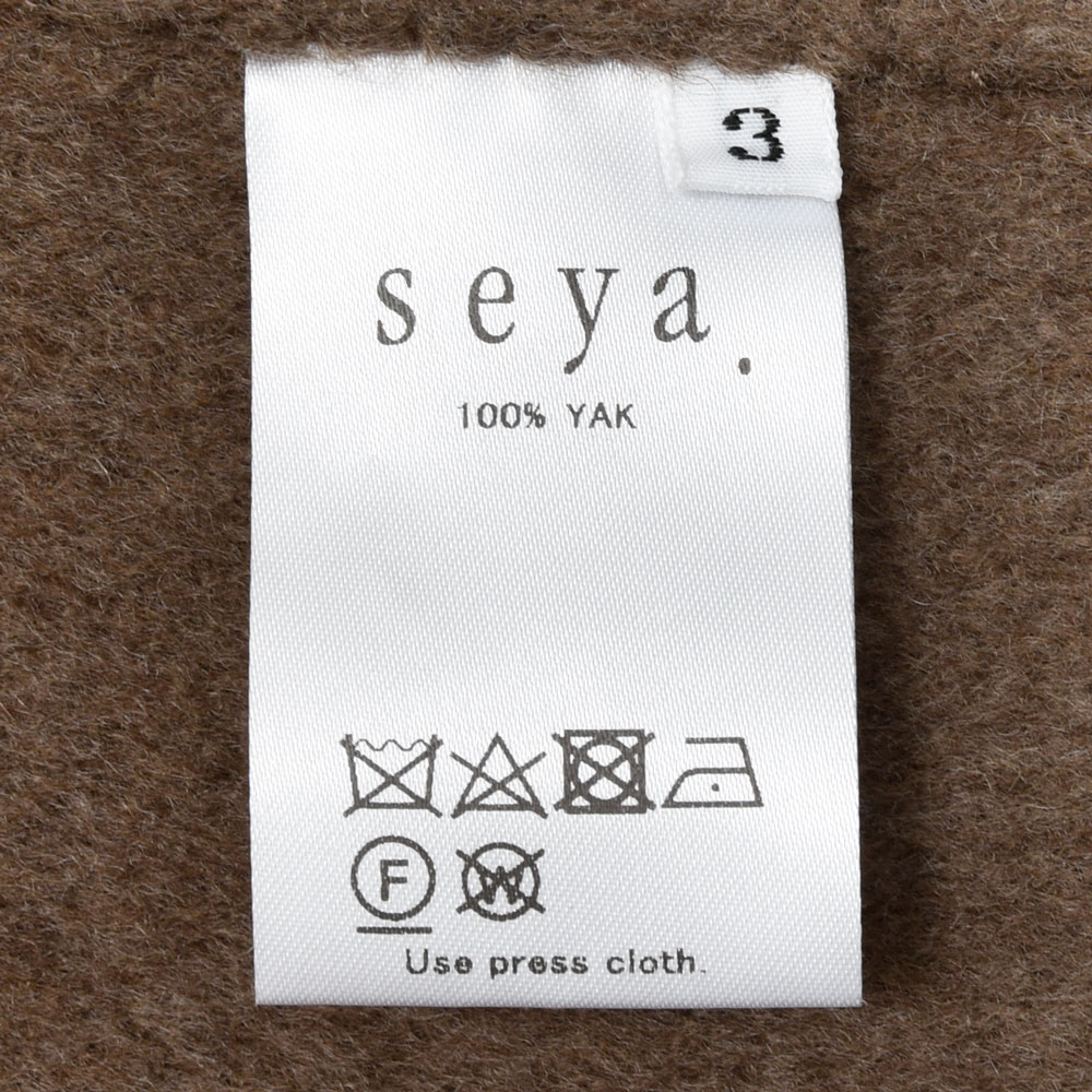 seya.（セヤ）DOUBLE FACE YAK COAT ダブルフェイスヤクコート PE06054