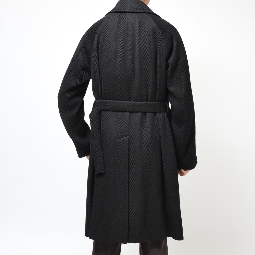 Hevo（イーヴォ）BRINDISIブリンディジ ウールコットンヘリンボーン2B