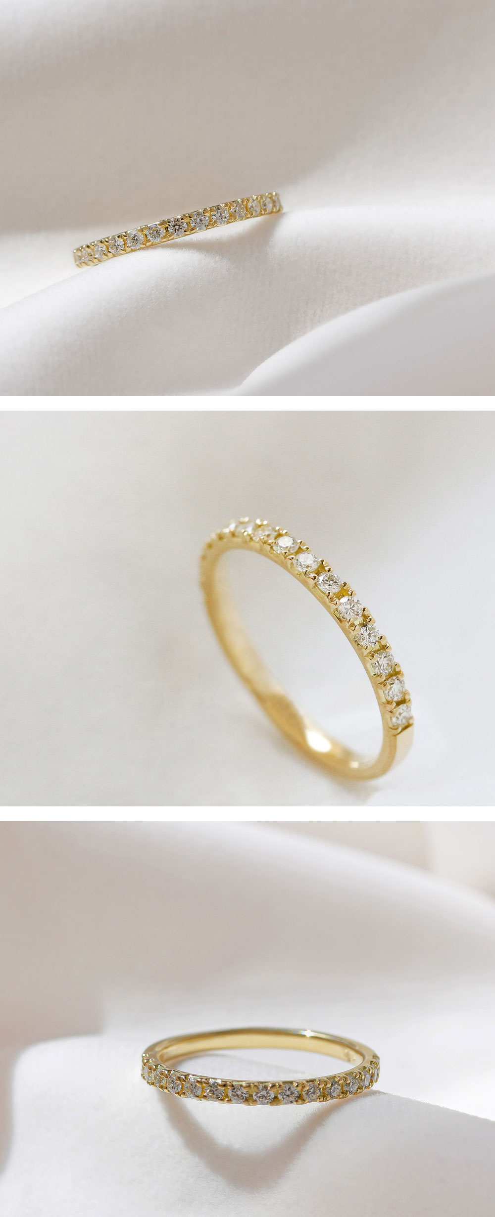 楽天市場】K18 K10 PT 天然ダイヤモンド 計0.25ct ハーフエタニティ