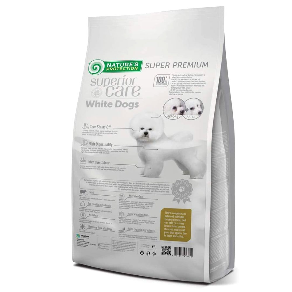 ネイチャーズプロテクション ホワイトドッグ 10kg ラム アダルト小粒