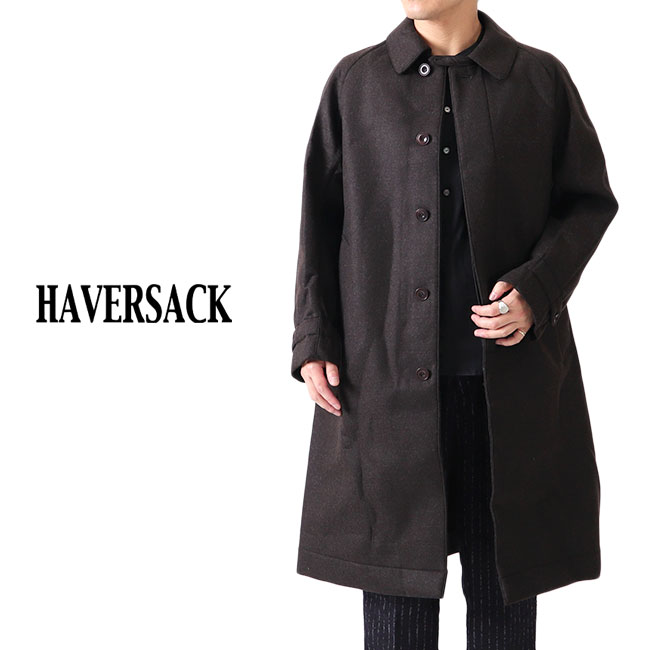楽天市場】HAVERSACK ハバーサック チェック柄 スタンドカラー ウール