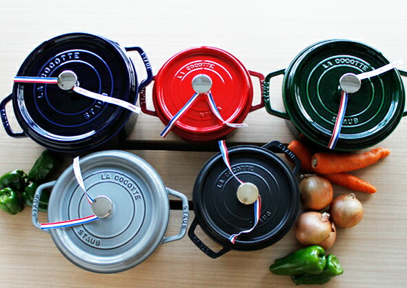 ストウブ（staub） ココット ラウンド 24cm グレナディンレッド | ideale