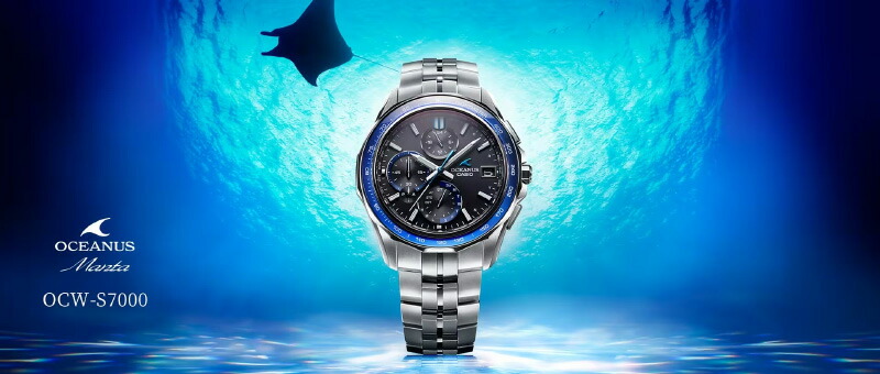 楽天市場】OCEANUS Manta オシアナス マンタ DLCブラック OCW-S7000B