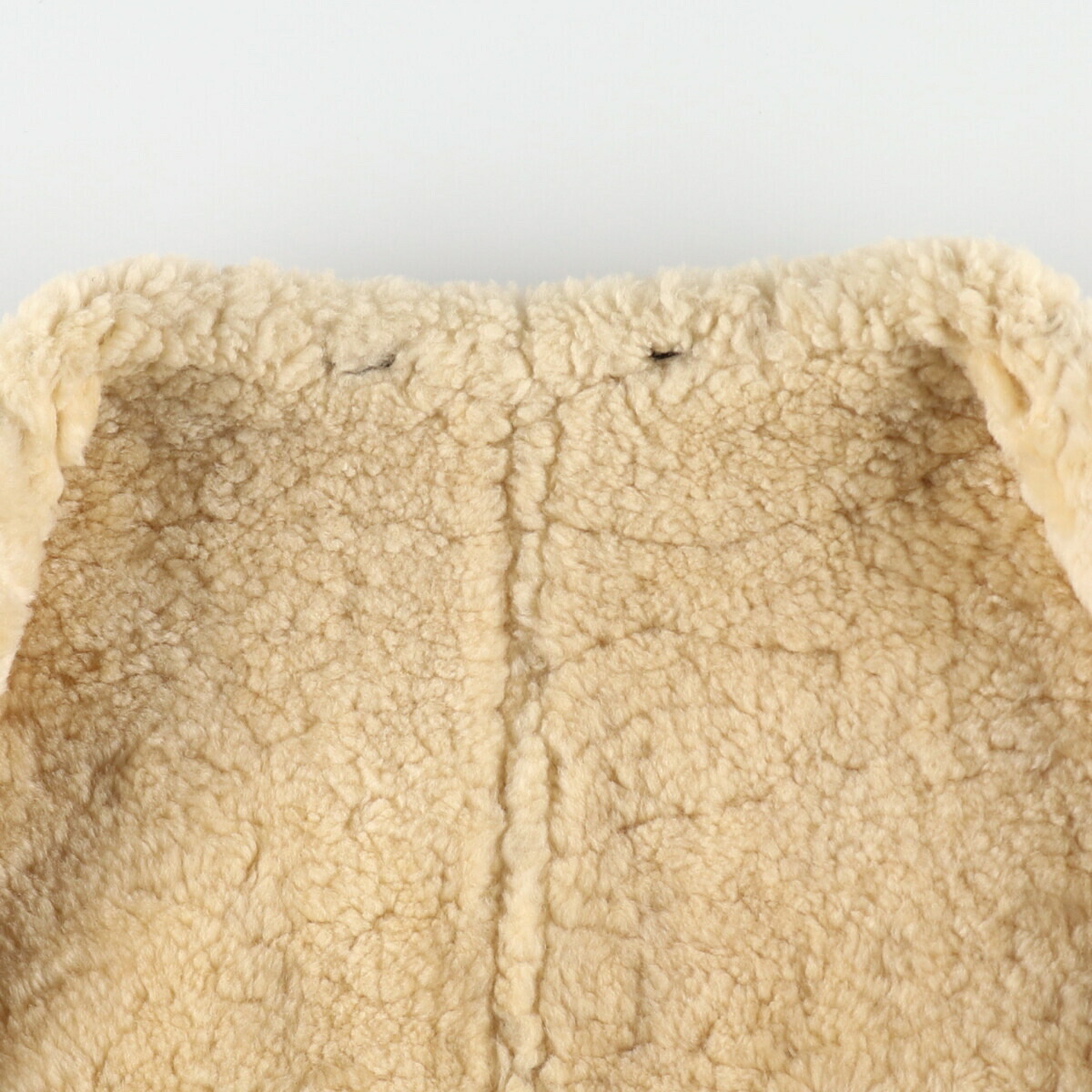 古着 シープスキンムートンベスト レディースL相当 /eaa497304 【中古