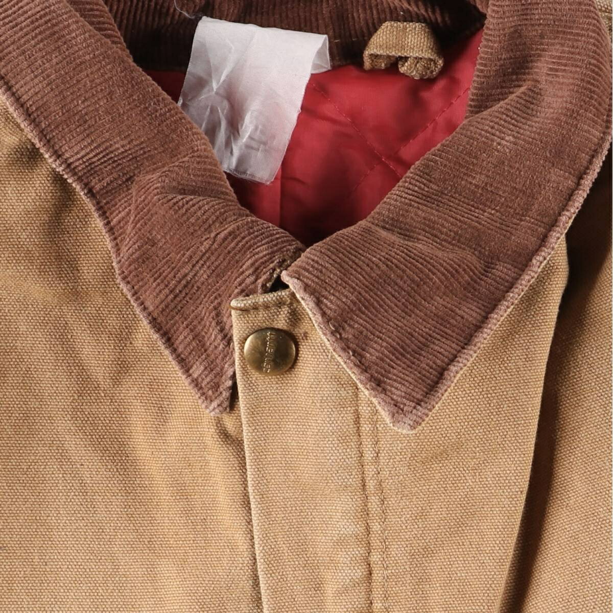 古着 ビッグサイズ カーハート Carhartt ダック 長袖 オールインワン