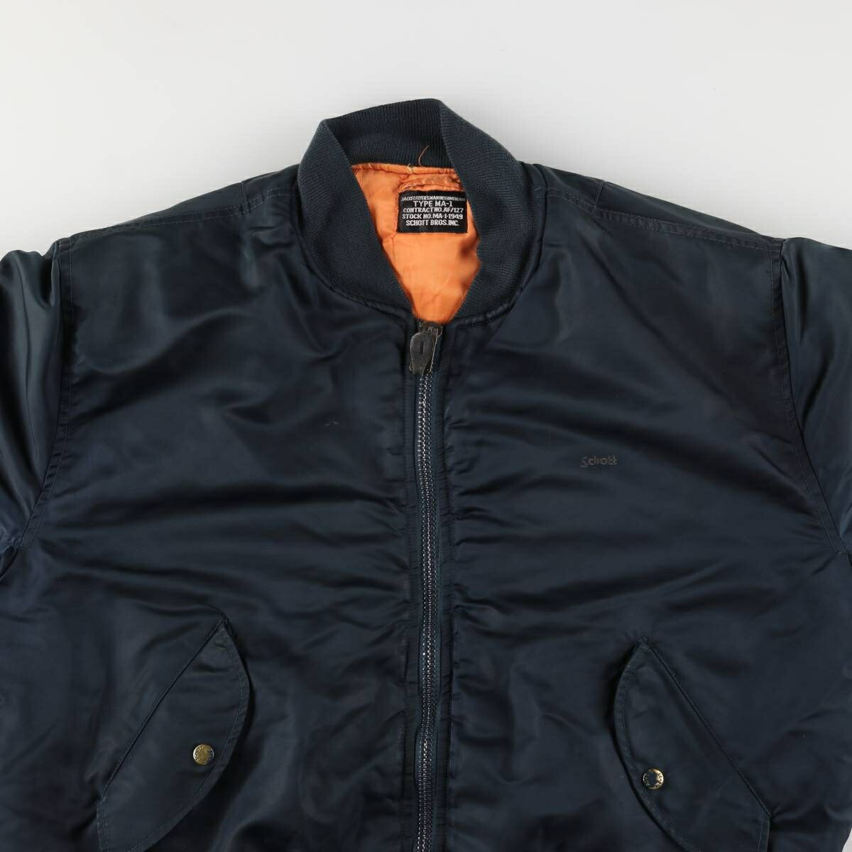古着 ～90年代 ショット SCHOTT MA-1タイプ 中綿入り ミリタリー