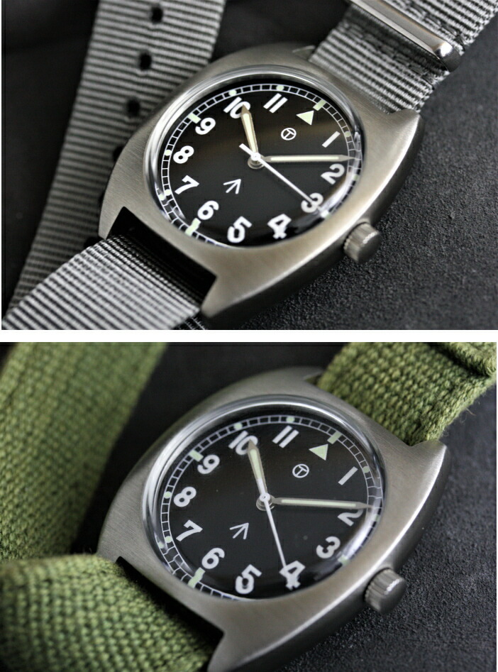 楽天市場】70年代のイギリス空軍ミリタリーウォッチ復刻！M.R.M.W.