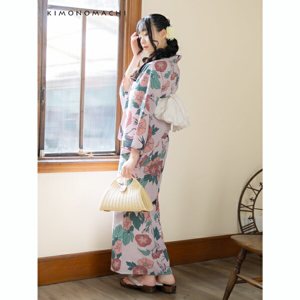 浴衣 セット レディース 吸水速乾 CoolPass ポリエステル浴衣 浴衣と帯