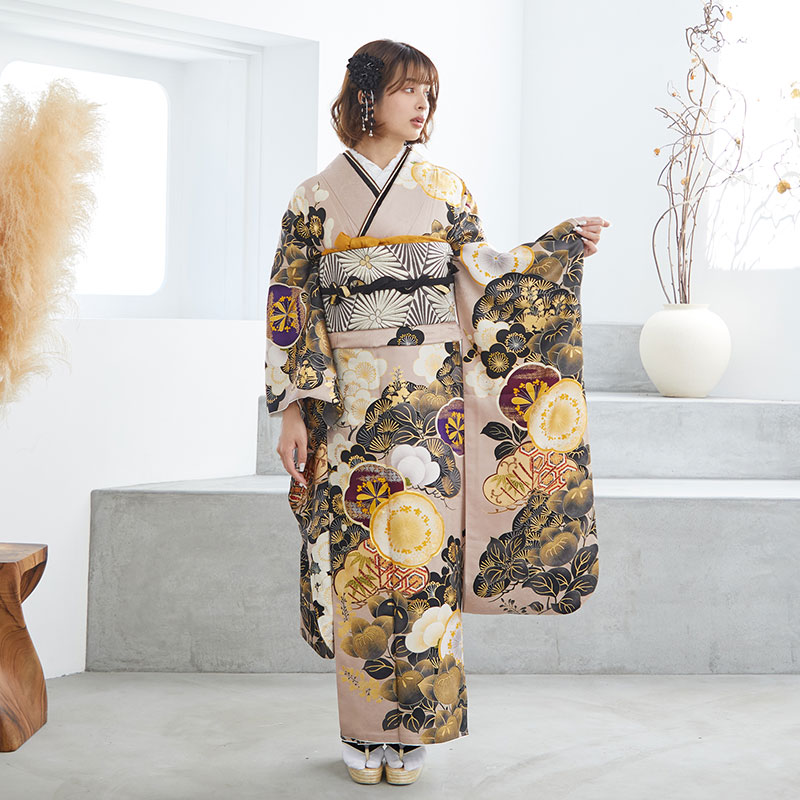 楽天市場】成人式早割クーポン10％オフ【振袖 レンタル】RS1990 正絹