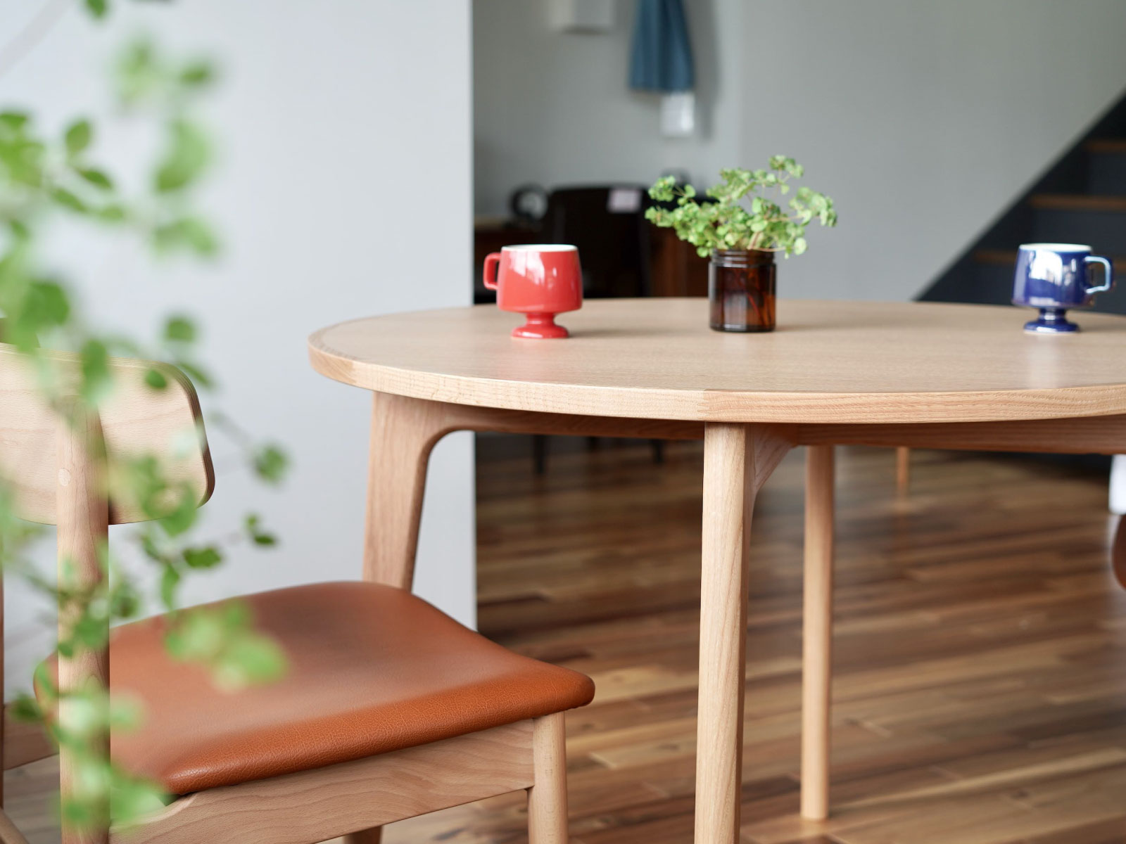 楽天市場】マルニ60+ ラウンドテーブル 80 オーク : 生成りな暮らしの