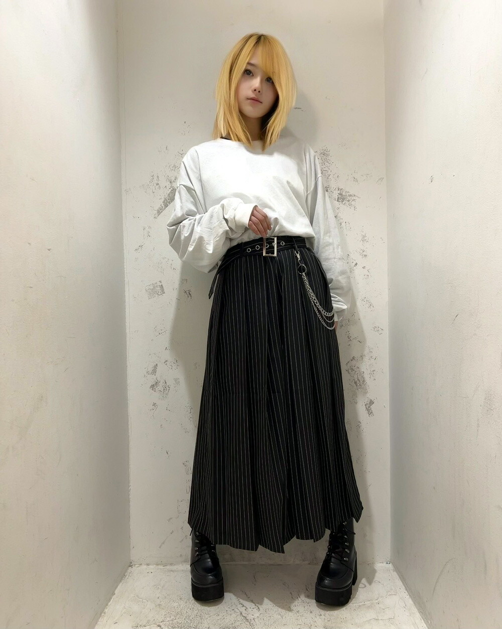 Ka na ta ワイドハカマパンツ プリーツデザイン【FREE】総丈約80cm Ka na ta xakama pants kanata black - Ka na ta,Yohji Yamamoto取扱