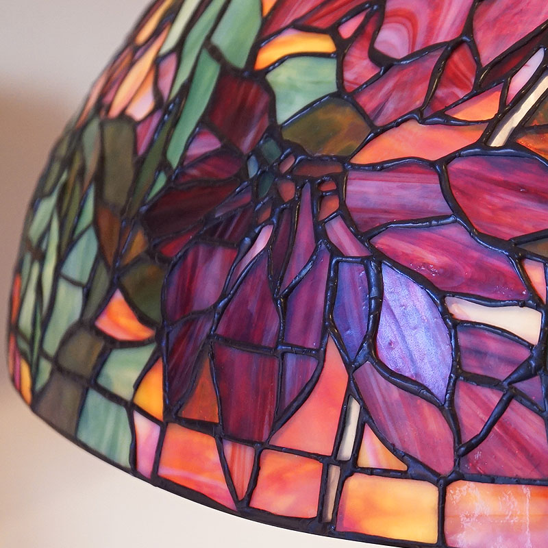 楽天市場】ヴィンテージ ステンドグラス フロアーランプ ティファニー