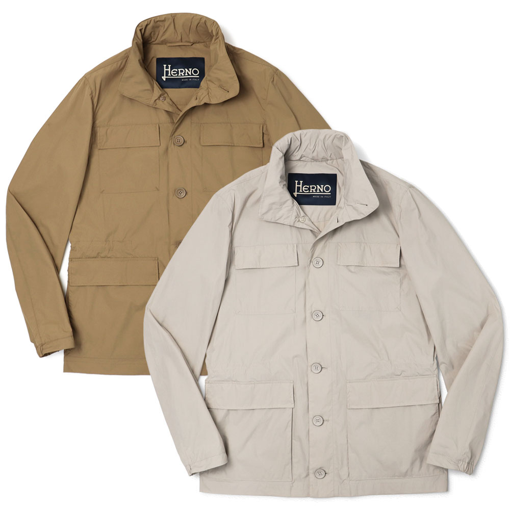 ヘルノ / HERNO / M65型 ジャケット / 超軽量ナイロン / 撥水
