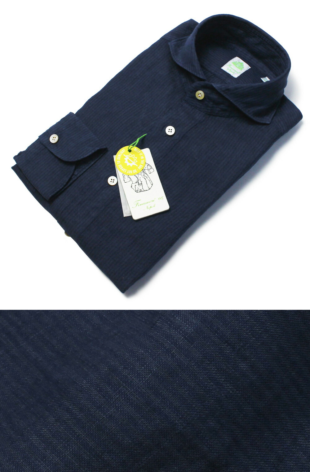 フィナモレ / Finamore / セルジオ / SERGIO / カッタウェイ シャツ