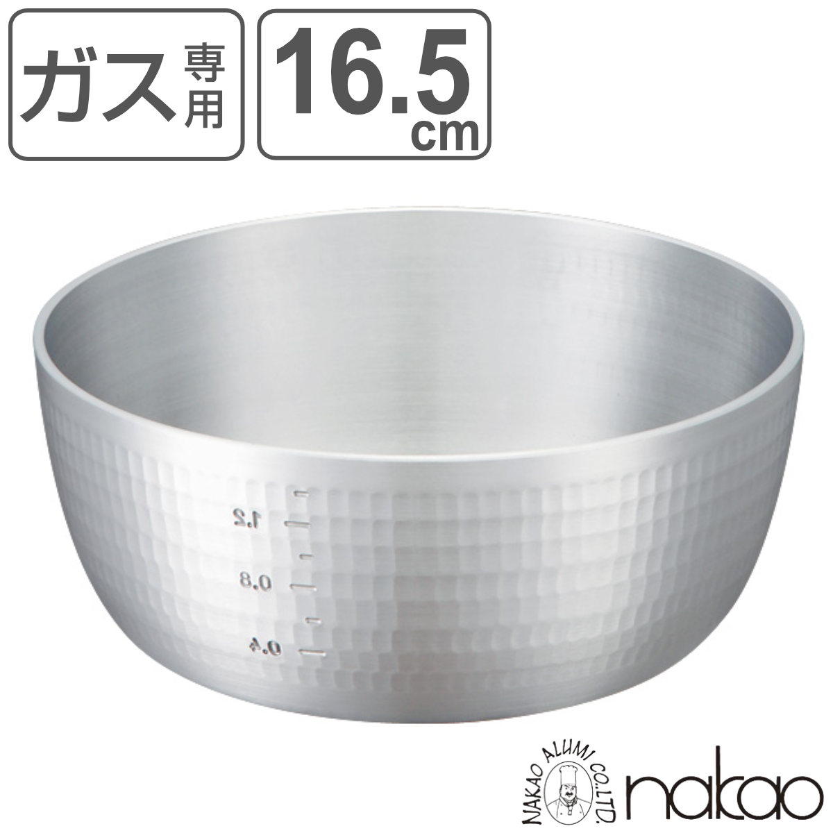 楽天市場】ヤットコ鍋 矢床鍋 30cm 7.6L 中尾アルミ （ ガス火専用