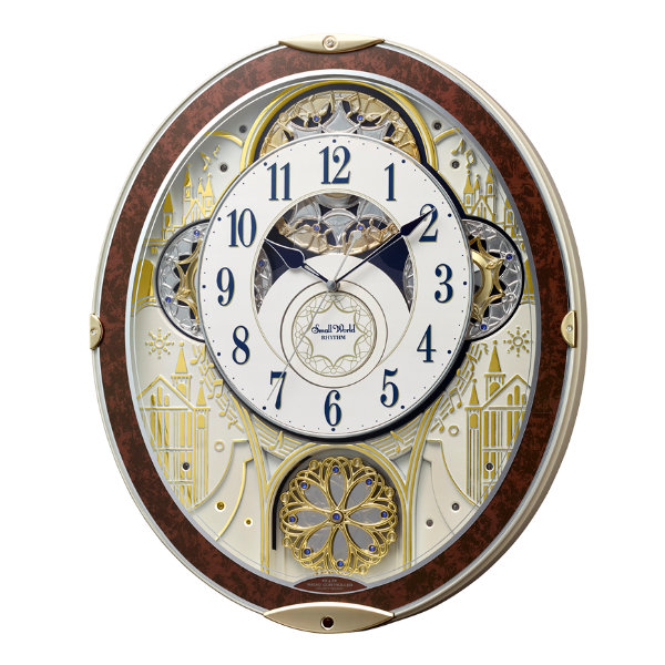 楽天市場】からくり時計 スモールワールドビスト 電波時計 30曲収録