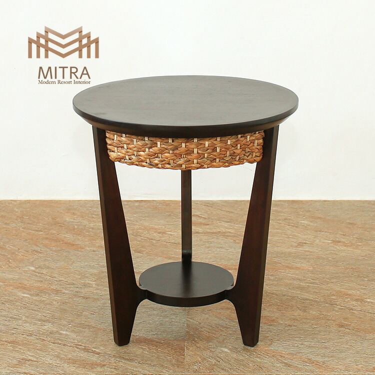 こだわりの高級感。おしゃれでモダンなデザインのラウンドサイドテーブル