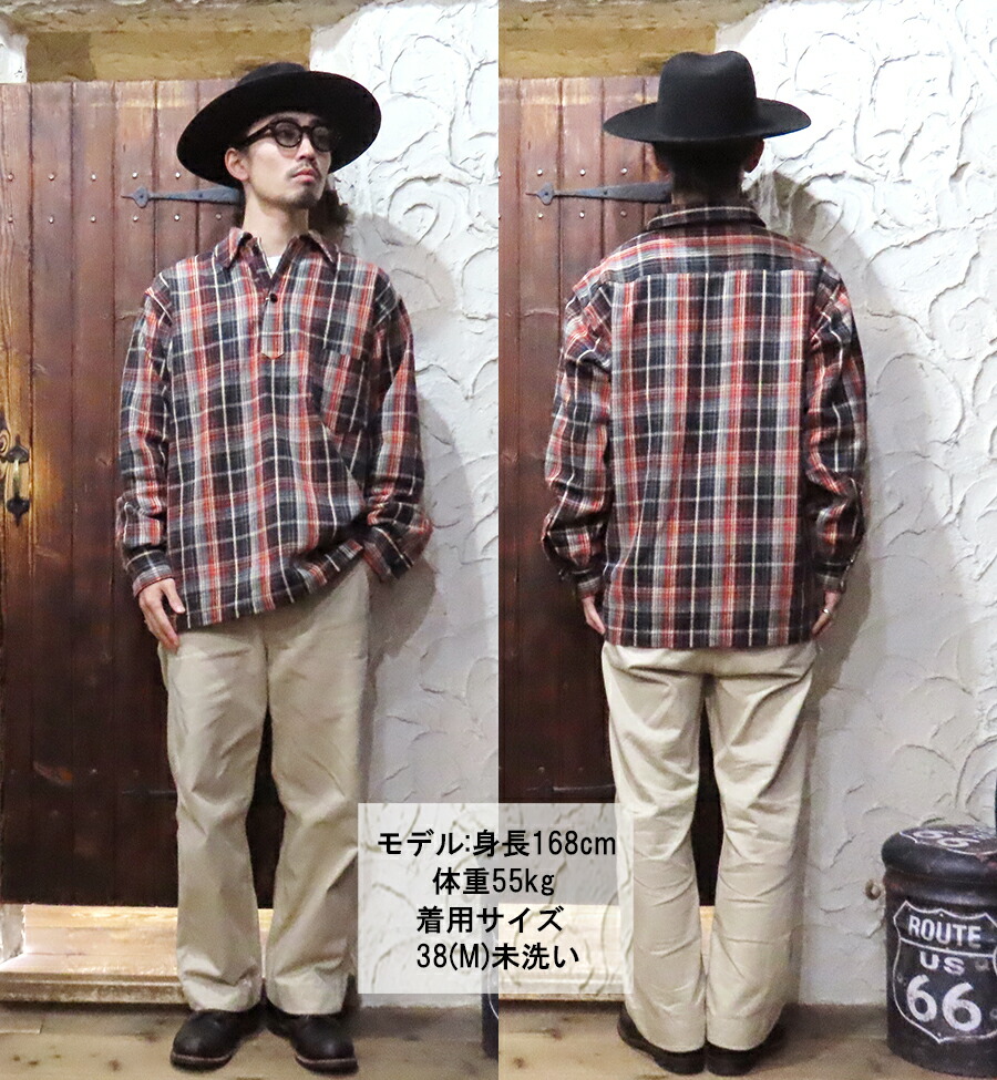 ウエアハウス WAREHOUSE プルオーバーネルシャツ Lot 3063 1930'S WPA