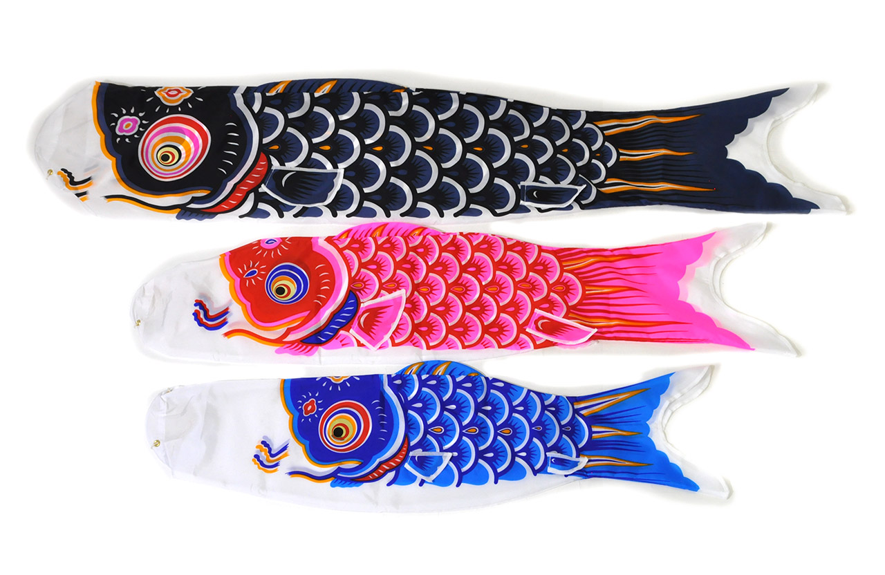 室内用 金昇龍吹流し鯉のぼりセット【C1344A】 | 職人手作りの【秀光