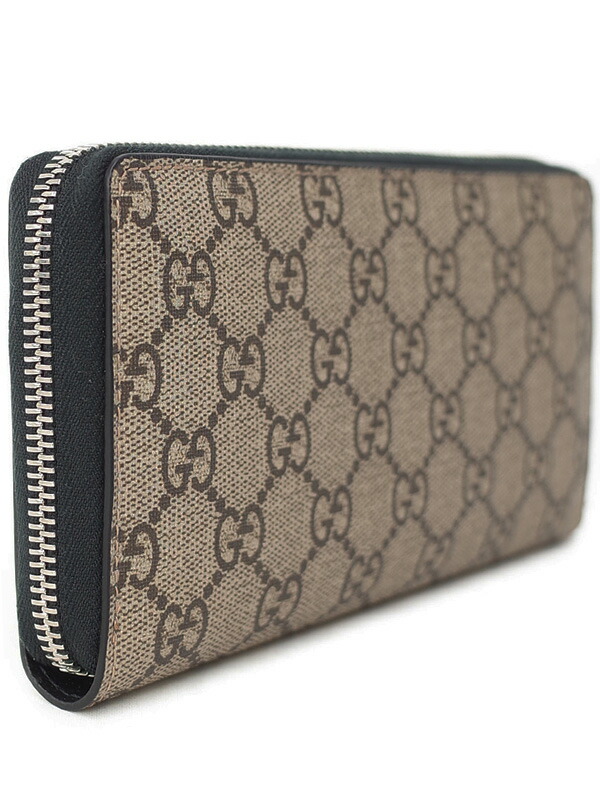 GUCCI】グッチ『キングスネーク プリント GGスプリーム ジップ