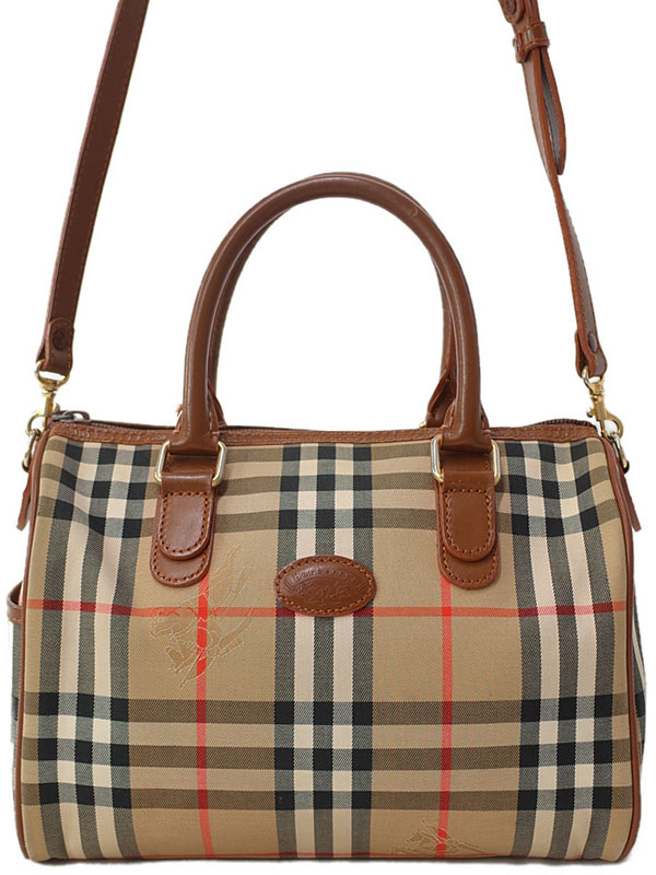 BURBERRY】バーバリー『2WAYミニボストンバッグ』レディース 1週間保証