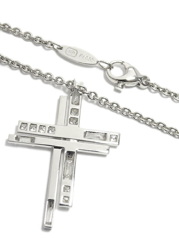 HARRY WINSTON】ハリーウィンストン『PT950 トラフィック クロス
