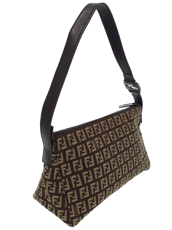FENDI】フェンディ『ズッキーノ柄 セミショルダーバッグ』8BR444