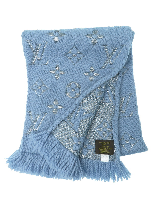 LOUIS VUITTON】【イタリア製】ルイヴィトン『エシャルプ・ロゴマニア
