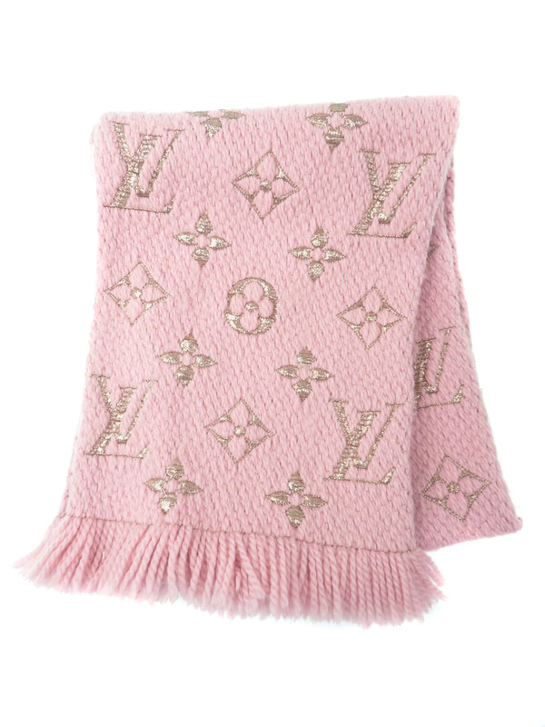 LOUIS VUITTON】【イタリア製】ルイヴィトン『エシャルプ・ロゴマニア