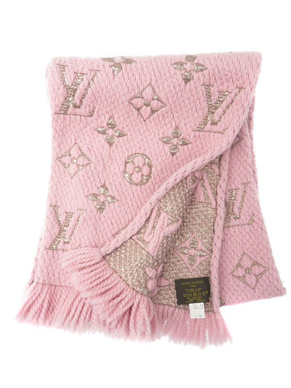 LOUIS VUITTON】【イタリア製】ルイヴィトン『エシャルプ・ロゴマニア