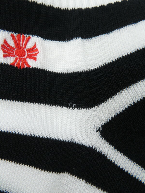 CHROME HEARTS】【ボーダー柄】【日本製】クロムハーツ『ソックス 3足