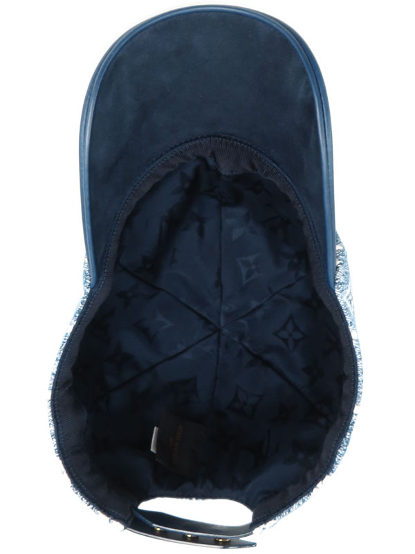 Louis Vuitton】ルイヴィトン『キャップ・デニム モノグラム sizeL