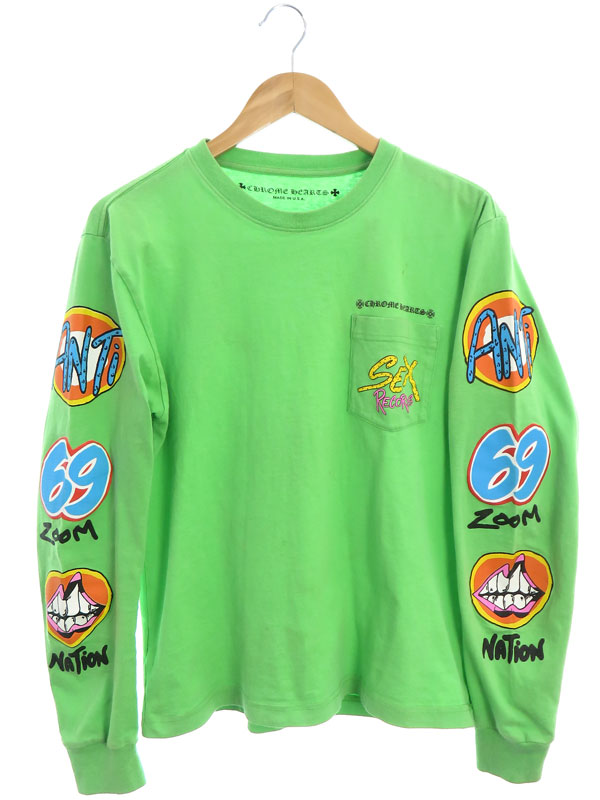 CHROME HEARTS】クロムハーツ『Matty Boy Sex Records ロゴ 長袖T