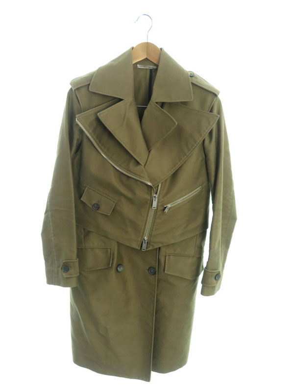 CELINE】セリーヌ『フィービー期 ライダースドッキングトレンチコート