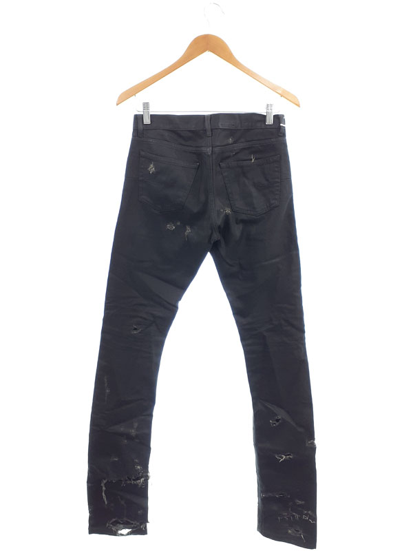 Dior Homme】ディオールオム『Strip期 デストロイコーティングデニム