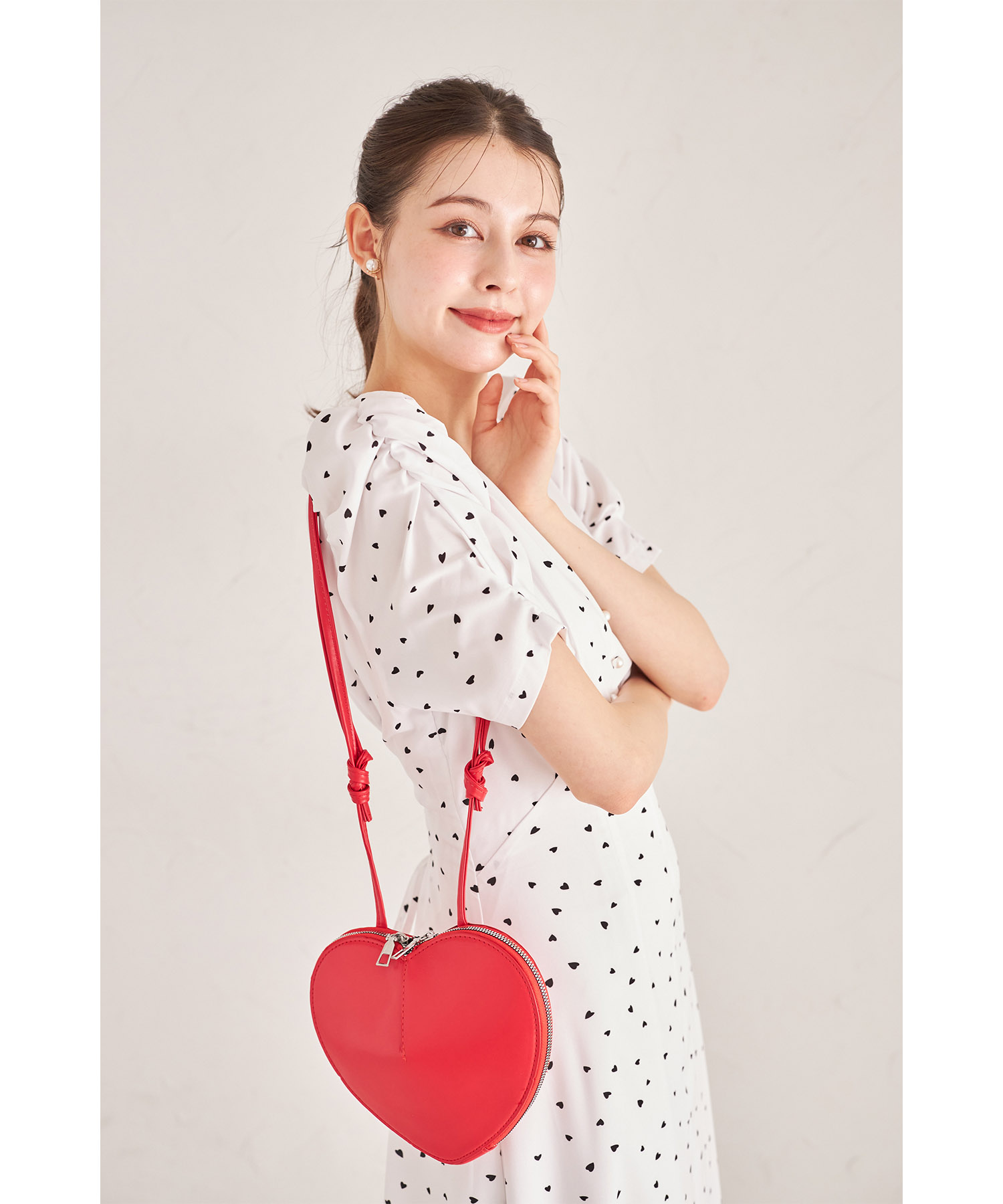 ハート型ポシェット