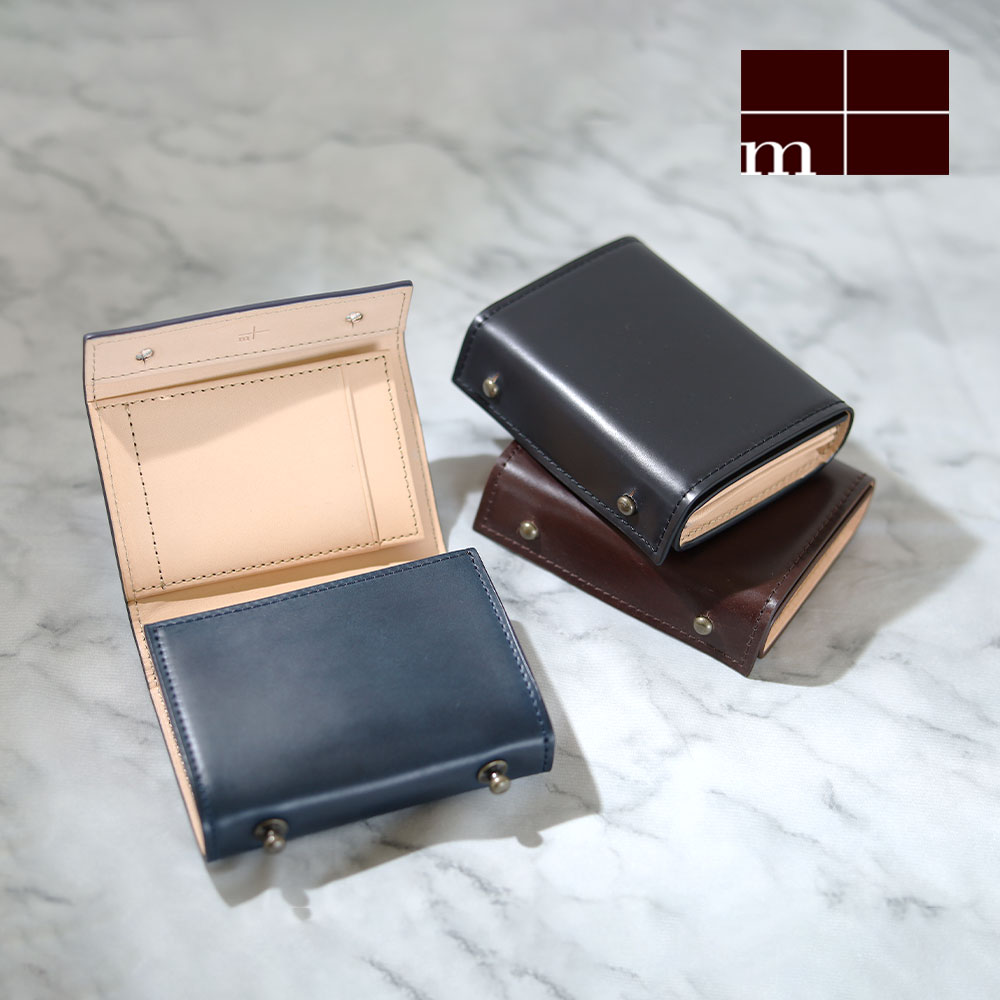 m+ ミッレフォッリエ2 二つ折り財布財布