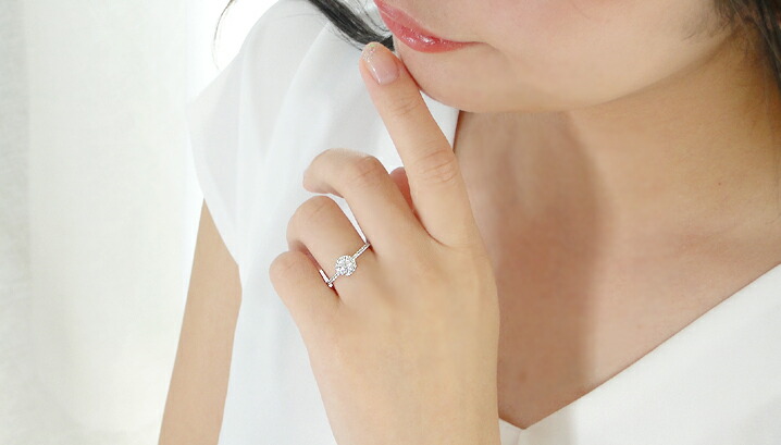楽天市場】【送料無料】Pt900【0.56ct】【H-SI】ダイヤモンド リング代
