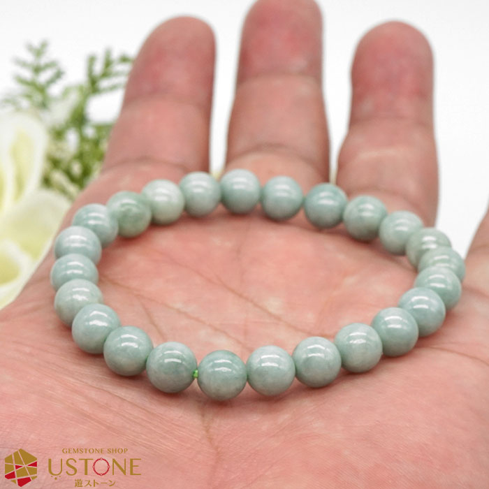 楽天市場】【10％OFF】翡翠 ヒスイ ブレスレット 8mm AAA ミャンマー産