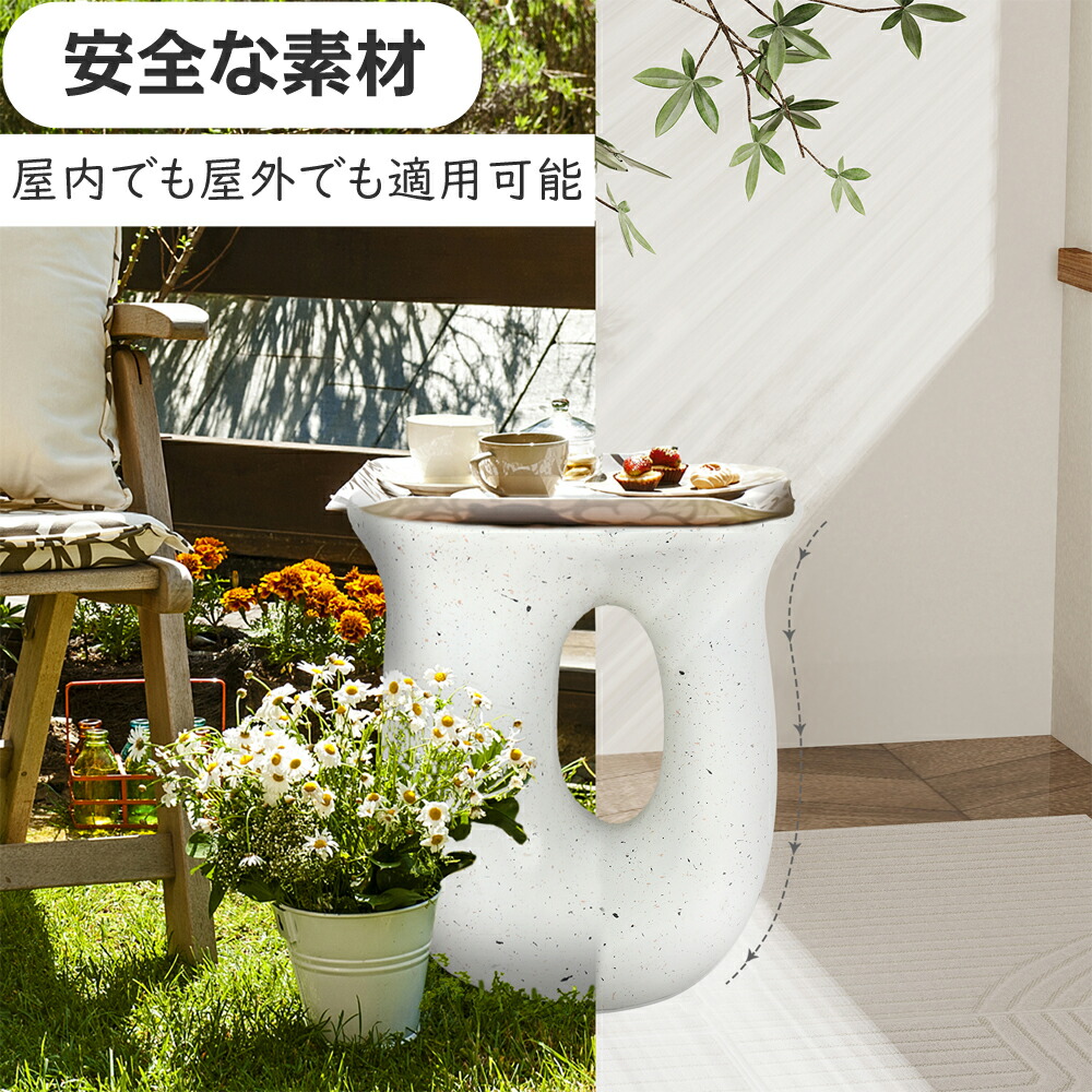 楽天市場】FATIVO サイドテーブル セメント ソファテーブル 室内 屋外