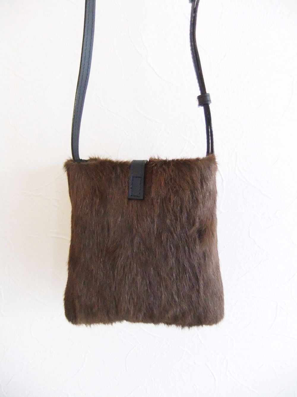 VIOLAd'ORO - WEASEL リアル フィッチファー ショルダーバッグ V-8829