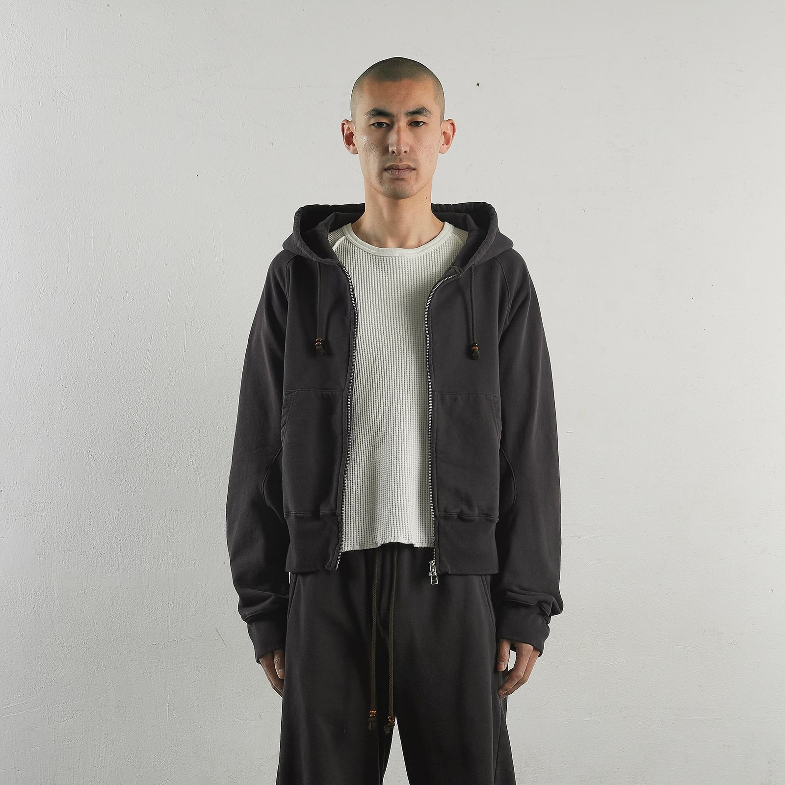 NVRFRGT - 【残りわずか】Waffle Thermal Long Sleeve T-shirt