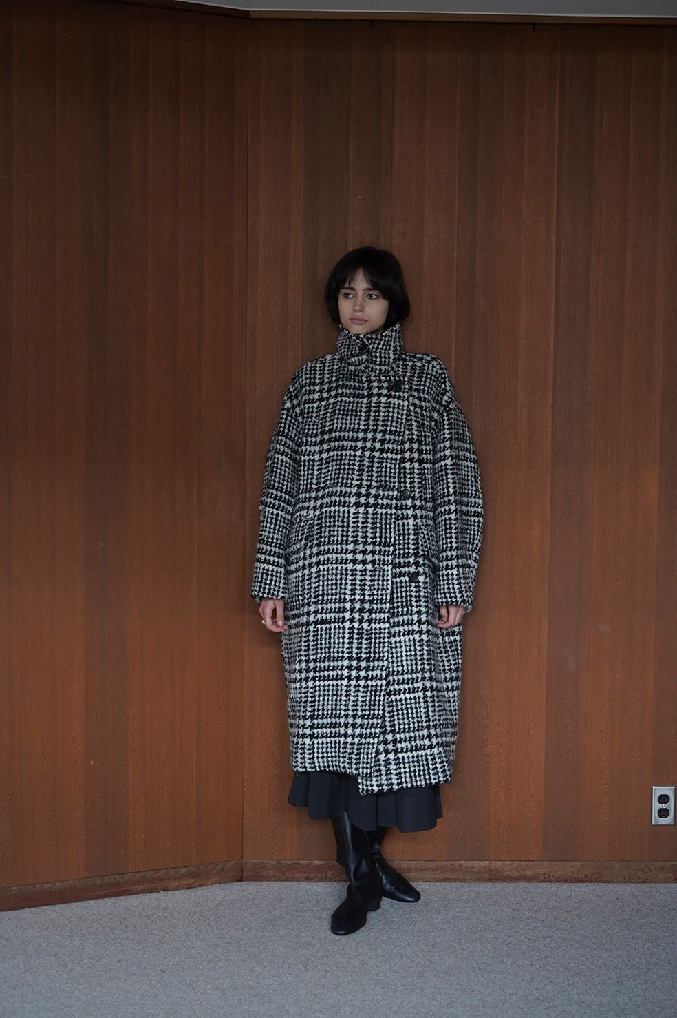 CLANE - コクーン オーバー コート - SHORT SHAGGY COCOON OVER COAT
