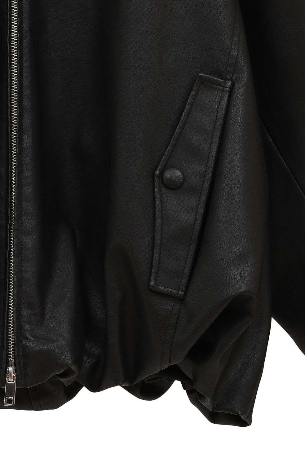 CLANE - フェイクレザーバルーンジャケット - FAKE LEATHER BALLOON